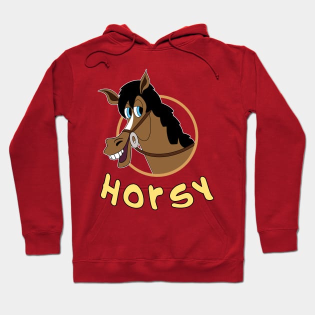 Cute Horse Hoodie by ILYOart